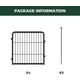 thumbnail image 4 of SSyaoA Rollick Unleashed Dog Playpen for Indoor, Yard, RV Camping, 24 inch 4 Panels for Small and Puppy Dogs, Black│Patented, 4 of 12