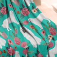 thumbnail image 2 of Great Pyrenees Dog and Pioneer Flower Blanket,Comfortable Soft Lamb Wool Throw Blanket,All Season,Warm Lightweight Blankets for Sofa Bed Couch Living Room Chair,50"x60", 2 of 4