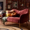 Channel Tufted Sloping Back Loveseat, Multiple Colors by Drew Barrymore Flower Home
