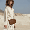 thumbnail image 6 of DAKOMM Crossbody Bags for Women, Quilted Crossbody Bags, Vegan Leather Purses Small Shoulder Handbags with Colorful Wide Strap, Trendy Design Shoulder Purse for Travel, Brown, 6 of 7