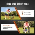 thumbnail image 4 of VEVOR Portable Soccer Goal, 4x3 ft Kids Backyard Soccer Net, Foldable Pop Up Practice Soccer Net, Mini Youth Training Soccer Goal Set, All-Weather Indoor Outdoor Soccer Goals with Carry Bag, 2 Pack, 4 of 9