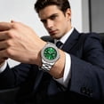 thumbnail image 6 of Fashion Quartz Watch, Waterproof Stainless Steel Wristwatch With Accurate Timekeeping Elegant Business Style And Durable Design, Casual Dress Watch For Men Women Office Travel Daily Wear, 6 of 9