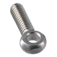 thumbnail image 6 of 10pcs Durable M6  Silver Stainless Steel 304 Lifting Thread Hook Lifting Eye Bolt Metric Thread Eyebolt 10PCS, 6 of 8