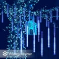 thumbnail image 4 of 30cm/50cm LED Lights Meteor Shower Rain 8Tube Xmas Tree Outdoor Light(Blue), 4 of 7