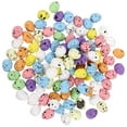 thumbnail image 2 of 100 huevos de Pascua de espuma artificiales multicolores para fiestas y jardín. 18 cm, 2 of 9
