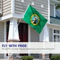 thumbnail image 4 of (2 pack) ANLEY Fly Breeze 3x5 Foot Washington State Flag - Washington WA Flags Polyester, 4 of 8
