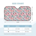 thumbnail image 3 of Bingfone Flower Leaves Car Windshield Sunshade,Sun Foldable Sun Shield Sun Visor for Car - Small, 3 of 8