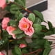 thumbnail image 3 of Ramo de flores artificiales de simulación de flores de azalea pequeñas para decoración del hogar (rosa oscuro), 3 of 3