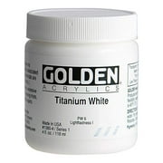4 Oz Heavy Body Acrylic Color Paints Color: Titanium White