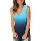 thumbnail image 4 of Gibobby Mujeres Casual sin mangas con cuello en V Tank Tops Camisas Loose Fit chaleco pulóver camisa(Azul,G), 4 of 4