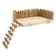 thumbnail image 1 of Hamster Climbing Platform, Increase Exercise Handcrafted Pet Activity Playground With Fence For Golden Bear Screw Type, 1 of 8