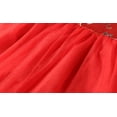 thumbnail image 7 of LittleSpring Toddler Girls Chinese Qipao Dress Lunar New Year Fleece Lined Tutu Dress Long Sleeve Cheongsam Dress Red Phoenix 4T, 7 of 7