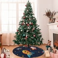 thumbnail image 7 of Yiaed Spaceships and Stars Print Christmas Tree Skirt , Tree SkirtsTree Mat for Christmas Winter Holiday Indoor Decorations-30", 7 of 7