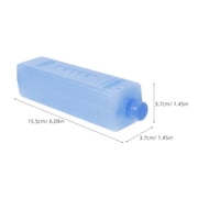 RENACLIPY 4-Pack Reusable Ice Packs for Cooler Bags, Portable Freezer Gel Ice Blocks with Leak-Resistant Lids
