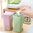 thumbnail image 3 of UDIYO Mini Wheelie Trash Can Storage Bin Desktop Organizer Pen Pencil Cup Creative, 3 of 7