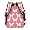 thumbnail image 4 of Zufioo Butterfly 2 Print Casual Student Backpack, Adjustable Shoulder Straps Multi-Function Multi-Pocket Sports Bag Travel Backpack, Unisex-One Size, 4 of 5