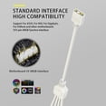 thumbnail image 2 of Divisor Ventilador Chasis ARGB 30 Cm 1 A 2/3/4 para Ventiladores Tira PC (blanco 1 A 4), 2 of 9