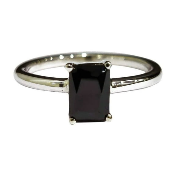 Genuine Black Onyx Ring, Natural Onyx Ring, December Birthstone, 925 Sterling Silver, Womens Ring, Christmas, Thanksgiving, Tiny Dainty Ring, Handmade, Statement Jewelry, Wedding, Anniversary Gift