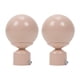 thumbnail image 1 of 2 piezas de remates para barras de cortina de ventana BLESIY decorativos de metal Rosa, 1 of 8