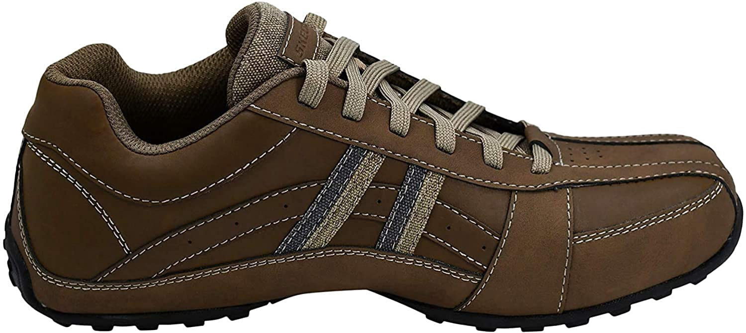 skechers men's citywalk malton oxford sneaker charcoal