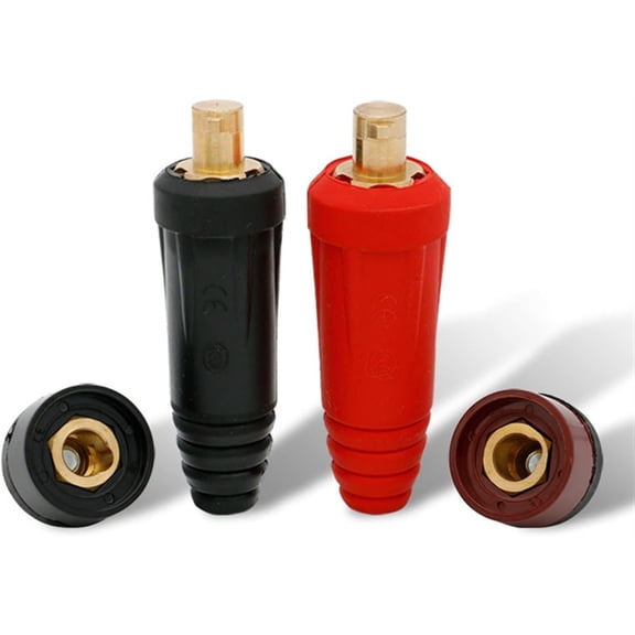 Gamvdout 1Pcs Rapid Fitting Europe Welding Machine Cable Connector DJK 10-25 35-50 50-70 Quick Connector Welding Machine Plug Socket tig welding accessories