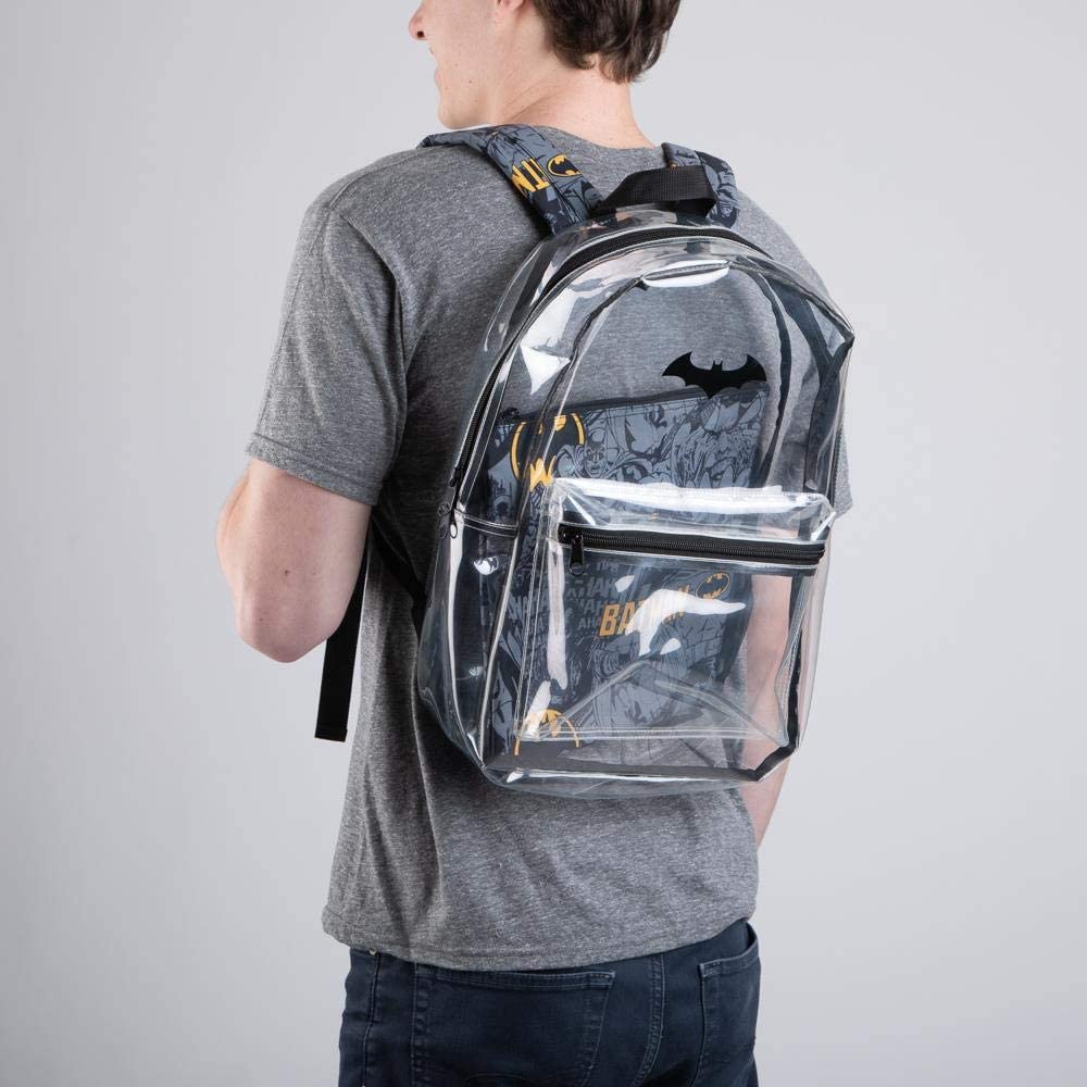 DC Comics Batman Clear Backpack