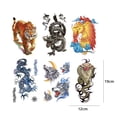thumbnail image 4 of Tatuajes falsos desechables Tatuajes de hombro impermeables realistas para la mano del cuerpo de la cara JShteea Libre de BPA, 4 of 9