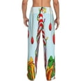 thumbnail image 3 of Xecao Funny Christmas Gnome Men's Straight Lounge Pajama Pants: The Ultimate in Comfortable Sleepwear, 3 of 9