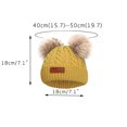 thumbnail image 2 of XMMSWDLA Girl'S Winter Knit Hat Pomknitting Hat Keep Warm Winter for Girls Cap Winter Hats, 2 of 7