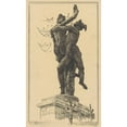 thumbnail image 3 of Huib Luns 12x18 Black Modern Framed Museum Art Print Titled - Mercury Kidnaps Psyche (1929-07-02), 3 of 5