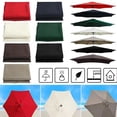 thumbnail image 6 of Outdoor Patio Umbrella Replacement Canopy 7.5ft/9ft/10ft/11ft 6/8 Ribs, UV Protective Umbrella Fabric Replacement Canopy Cover for Outdoor Garden Backyard, Pool, 6 of 7