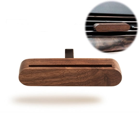 1 Pack Car Diffuser Vent Clip, Kvago Small Car Vent Diffuser, Car Aromatherapy Vent Clip Car Accessories Interior for Women Men Automotive Fragrance Decoration (Brown)