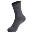 thumbnail image 4 of Women's Cotton Blend Crew Socks 3-Pack - Breathable for Active Wear, Fits Shoe Size 5-10, 4 of 6
