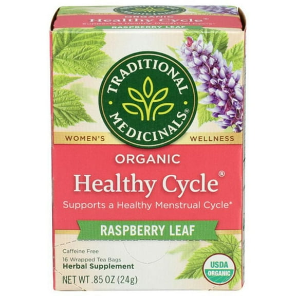Traditional Medicinals Healthy Cycle Tea 16 ct Pack of 4