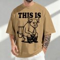 thumbnail image 6 of jowamay Cow Shirts for Men This Is Bull Print Short Sleeve Graphic Tee Funny Summer Cotton Tops for Party Daily Wear, 6 of 6