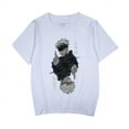 thumbnail image 6 of Anime Itadori Yuji short sleeve Satoru Gojo t-shirt round neck casual summer black and white top, 6 of 7