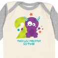 thumbnail image 4 of Inktastic Monster 2nd Birthday Boys or Girls Long Sleeve Baby Bodysuit, 4 of 5