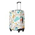 thumbnail image 2 of Disketp Hand Drawn Cars Trucks Buses And Roads Elastic Travel Luggage Cover Travel Suitcase Protective Cover For Trunk Case Apply To 18''-32'' Suitcase Cover (Luggage not included)-Small, 2 of 9