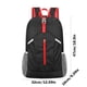 thumbnail image 3 of Mochila ligera y plegable para senderismo y viajes | Mochila impermeable de 24 L | Plegable y compacta para hombre y mujer | Azul o roja, 3 of 6