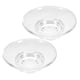 thumbnail image 2 of 2 jaboneras de cristal transparente, elegantes bandejas redondas para encimera de baño, base antideslizante, jabonera de cristal, jabonera pequeña para baño., 2 of 8