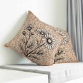 thumbnail image 3 of Vintage Daisy Flower Pillow Covers 26x26 Inch Decorative Throw Pillow Cover, Farmhouse Country Floral Plant Sofa Pillowcases Accent Cushion Case Home Decor Bedroom Living Room, 3 of 6