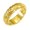 Gold, variant on Gold Engraved Rose Flower Ring, 9 Size Floating Floral Promise Band, Elegant Polished Alloy Stackable Wedding Jewelry for Women