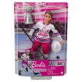 thumbnail image 7 of Barbie Hockey Player Fashion Doll Dressed in Jersey & Helmet with Curvy Shape & Hockey Accessories, 7 of 7