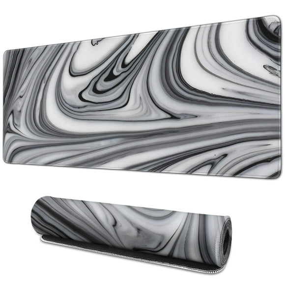 Tapis de Souris Surdimensionné Marbré Fluide - Libérez Votre Potentiel de Productivité pour le Jeu et le Bureau