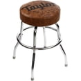 thumbnail image 1 of Taburete Taylor de 24 pulgadas con logotipo, marrón, 1 of 1