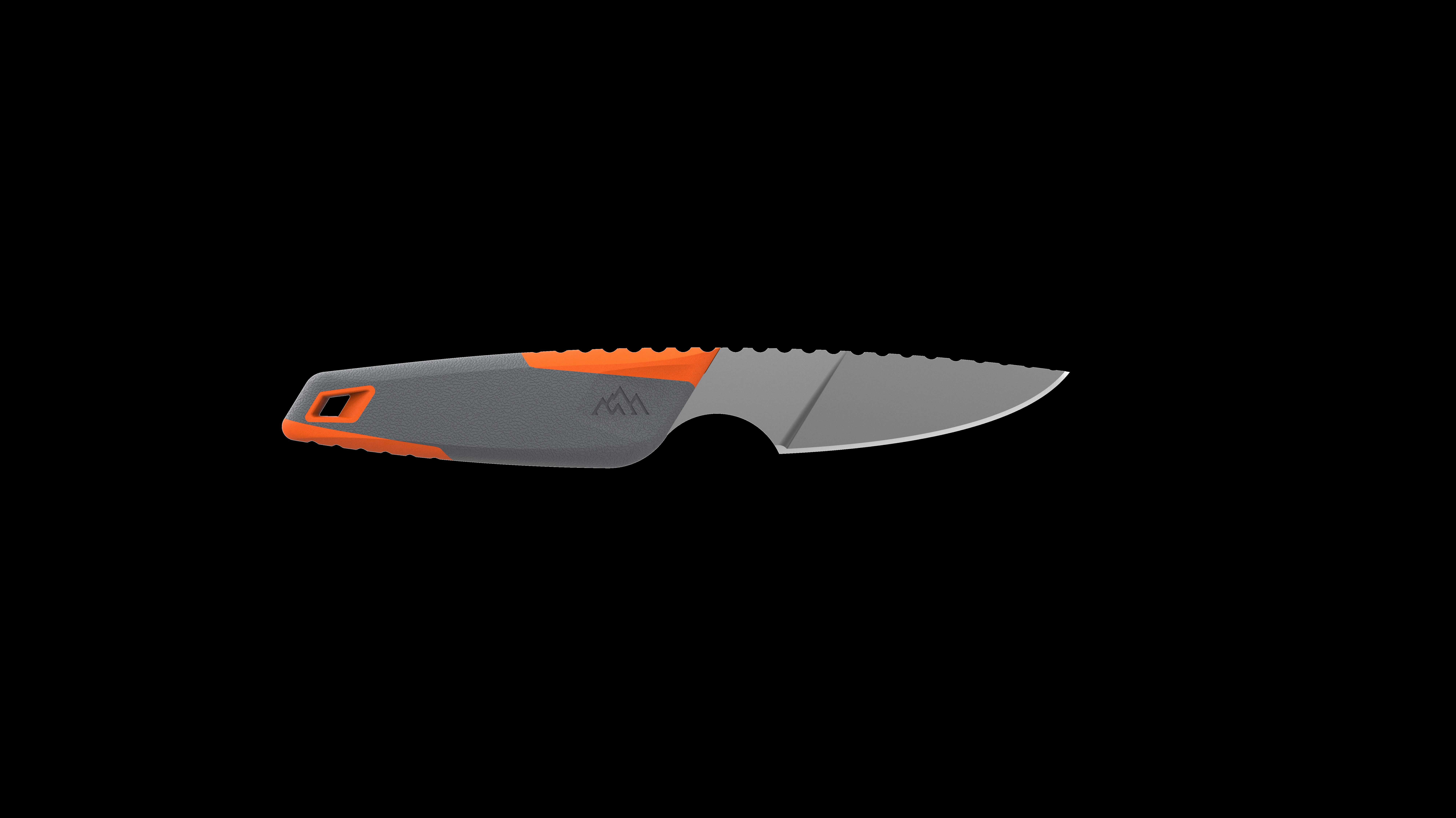 Outdoor Edge Vantex 4-Piece Processing Kit- Includes Drop Point, Caping, Boning Blades, and 2 Stage Sharpener