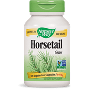 Nature's Way Horsetail Grass Non-GMO Project & Tru-ID? Certified, 100 Ct