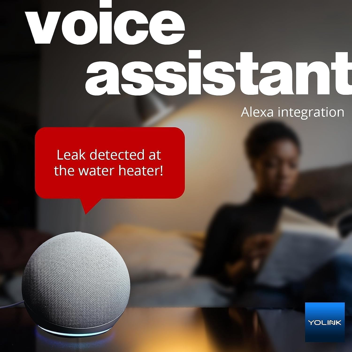 YoLink Smart Home Starter Kit: Hub & Water Leak Sensor 4 with 105dB Audio Alarm 3-Pack, SMS/Text, Email & Push Notifications, Freeze Warning, LoRa Up to 1/4 Mile Open-Air Range, w/Alexa, IFTTT
