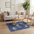thumbnail image 3 of ODIKA 4'x6' Washable Area Rug Pet Friendly, Non-Shedding Dice Aesthetic Funky Cartoon Motif Retro Graphic Border Anime Alt Men Playful for Bedroom, Reading Nook, 3 of 7