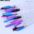 thumbnail image 2 of 50 Uds. De brochas de maquillaje, brocha desechable de cristal para cejas, mango de diamante, aplicador de varita de rímel, pestañas, herramienta de extensión de pestañas Tan Jianjun  unisex, 2 of 2